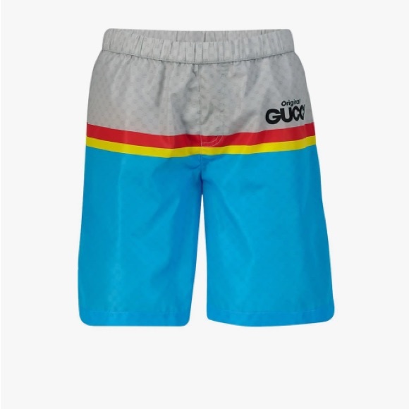Gucci Swim Childrens Original Gucci Nylon Swim Shorts Blue Poshmark